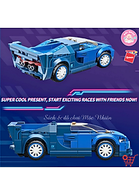 Đồ chơi xếp hình lắp ráp Qman - Các loại xe đua (nhiều mẫu) - Dành cho bé từ 6 tuổi