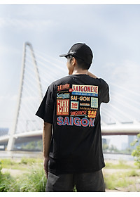 Áo thun Teeworld Saigonese Cô Ba Form Rộng Nam Nữ Unisex - Áo thun nam ngắn tay không cổ Áo Thun Teeworld Saigonese Cô Ba Form Rộng Nam Nữ Unisex - Áo Thun Nam Ngắn Tay Không Cổ