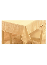 KHĂN TRẢI BÀN 602 HOA VĂN KEM - 135 cm x 180 cm - CHẤT LIỆU VẢI POLYESTER -HIỆU PAULEE.