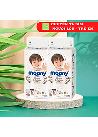 COMBO 2 Bỉm - Tã quần Moony Natural size L-36 miếng (cho bé 9-14kg)