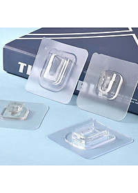 Combo 5 Miếng Dán Chữ U Đa Năng Treo Ổ Điện, Treo Hộp Giấy