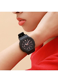 Đồng hồ nữ Casio G-Shock GMA-S2100-1ADR size nhỏ lõi Carbon | GMA-S2100-1A nữ