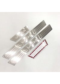 Bộ Ốp bậc cửa, Nẹp bước chân INOX dành cho xe Toyota Vios 2019