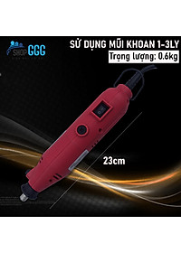 Máy mài khoan, mài khuôn SKY GT211| Khoan - cắt - mài đa năng - máy làm lũa - điêu khắc | Công suất 360W - Đầu mũi 3 ly, điều chỉnh tốc độ 6 cấp | Bộ phụ kiện 100 chi tiết | Bảo hành 3 tháng