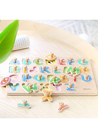 Đồ chơi xếp hình gỗ sáng tạo cho bé Deli - 74309