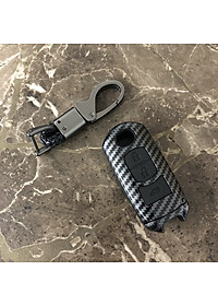 Bao da cacbon cao cấp bọc chìa khóa hãng xe  Mazda