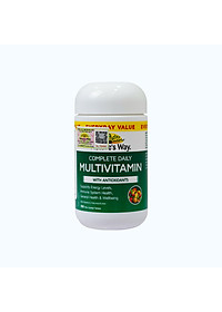 Viên uống NATURE'S WAY Complete Daily Multivitamin Bổ Sung Vitamin và Khóang Chất (Hộp 100 viên)