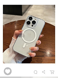 Ốp lưng chống sốc cho iPhone 12 / 12 Pro / 12 Pro Max hiệu HOTCASE sạc từ tính nam châm magnetic trong suốt - trang bị đệm khi 4 góc, Viền TPU chống sốc, lưng PC chống ố vàng - Hàng nhập khẩu