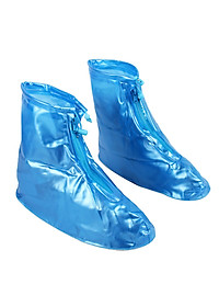 Bộ 2 đôi ủng bọc giày đi mưa có đế chống trơn trượt