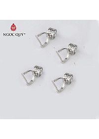 Charm bạc khoen kim tiền móc mặt dây chuyền - Ngọc Quý Gemstones