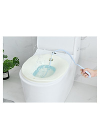 Chậu xông vùng kín sau sinh Song An Eco loại gấp gọn (chọn màu và vòi xịt)