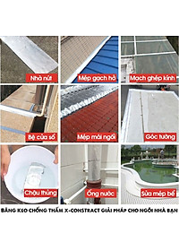 Cuộn băng keo chống thấm dột kích thước dài 5m x rộng 10cm