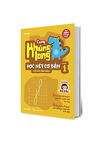 Sách Cùng Khủng Long Học Nét Cơ Bản Quyển 1 (Các Nét Đầu Tiên) Bé Gái