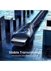 Cáp HDMI 2.1 Ugreen Cao Cấp Chính Hãng HD140 (4K@120Hz x 8K@60Hz- ARC) 80401 80402 80403 80404 Dây Mềm hàng chính hãng