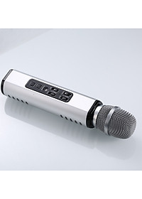 Micro Karaoke Bluetooth Cao Cấp CV Aluminum Alloy Tích Hợp Loa Kép Stereo, Âm Thanh Đỉnh Cao, Âm Bass Cực Chất, Mic Nhạy, Hát Nhẹ Và Hay Như Ca Sĩ - Hàng Chính Hãng