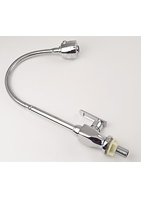 Vòi rửa chén lạnh cần lò xo Đồng mạ Chrome Eurolife EL-RC01 (Trắng bạc)