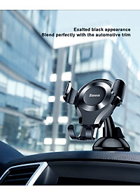 Giá đỡ điện thoại Ô tô Baseus Osculum Car Mount đầu kẹp điện thoại xoay 360 độ cao cấp - Hàng chính hãng