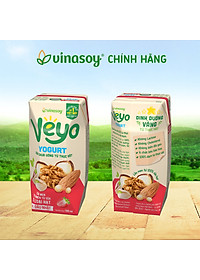 Thùng Sữa Chua Uống Từ Thực Vật Veyo Yogurt ( 180Ml X 30 Hộp) - Vị Dâu Tây Nhật - Link Mua