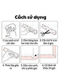 Dây xốp bọc cạnh bàn chữ W mút xốp bọc chân bàn vật dụng trong nhà chống va chạm bảo vệ Legaxi