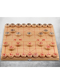 [GỖ TỰ NHIÊN CAO CẤP] Bộ cờ tướng gỗ sồi cao cấp kích thước 40 x 35cm, Bộ cờ tướng cao cấp khắc nét tinh xảo có bàn là hộp đựng gấp gọn - Hàng chính hãng D Danido