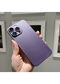 Ốp lưng Memumi siêu mỏng màu tím dành cho iPhone 14 Pro Max - hàng chính hãng