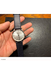 Dây Da Đồng Hồ Cổ Điển, 100% Da Bò Thật, Kiểu Dáng Phẳng Mỏng, Mặt Lót Chống Thấm Mồ Hôi, Tích Hợp Lớp Gia Cố Chống Giãn Đặc Biệt, Phụ Kiện Khóa và Chốt Bằng Thép Không Gỉ 316L - Hàng Chính Hãng SAIGIO