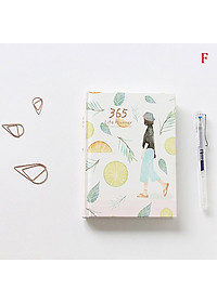 Sổ tay kế hoạch ghi chép Planner 365 Ngày nhật ký cao cấp Lalunavn