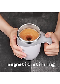 Cốc Khuấy Tự Động Pha Cafe, Sữa, Cốc Khuấy Tự Động 380ml Dùng Pin Lõi Inox 304 Không Rỉ Giữ Nhiệt Tốt - HÀNG CHÍNH HÃNG MINIIN