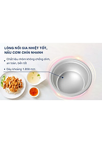 Nồi Cơm Điện Nắp Rời Sharp KSH-D55V (5L) - Trắng - Hàng chính hãng