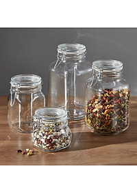 Hũ thủy tinh nắp cài Bormioli Rocco Fido 1.5L – Kín hơi, bảo quản thực phẩm cao cấp Ý