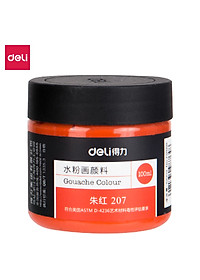 Màu bột Gouache 100ml cao cấp dạng hũ Deli - Tô đất sét, đất nặn tự khô - Siêu mịn, tươi sáng, dễ sử dụng - Nhiều màu sắc - 73888