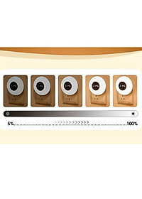 Đèn Ngủ Thông Minh, Điều Chỉnh Được Nhiều Cấp Độ Sáng, Có Đồng Hồ One Fire Điều Khiển Từ Xa Bằng Remote