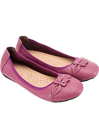 Giày Nữ Búp Bê Da Bò Huy Hoàng HT7911 - Tím