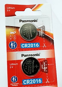 Vỉ 5 viên Pin nút Panasonic 3V CR-2016/5BE - Hàng chính hãng