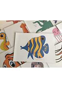 Animal Flashcards – Topic: Fish – Thẻ học tiếng Anh chủ đề Động vật: Các loài cá – 20 cards
