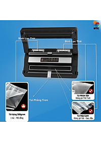 Máy hút chân không VS-86 hút mọi loại túi, tích hợp hàn thông minh, hút khô và hút ướt dễ dàng với 2 bình nước thải, sử dụng 2 motor hút mạnh mẽ, hút và thổi phồng tiện lợi, hàng chính hãng