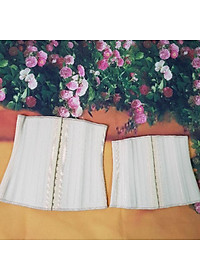 Đai nịt bụng (gen siết giảm eo) Latex 25 xương thép loại dài cao 29 cm Italy