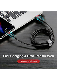 Cáp sạc nhanh, truyền dữ liệu tốc độ cao Baseus Cafule Type C v2 cho Samsung / Xiaomi/ Huawei/ Oppo/Nokia ( max 3A, Sạc nhanh Quick charge 3.0, Siêu bền) - Hàng chính hãng