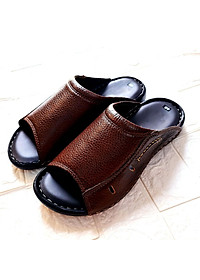 DÉP QUAI NGANG NAM DA BÒ 100%, DA BÒ TỰ NHIÊN, CHẤT LƯỢNG CAO