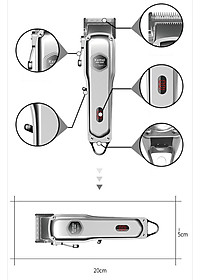 Nơi bán Tông đơ cắt tóc chuyên nghiệp thế hệ mẫu mã kiểu dáng mớiKemei KM1998