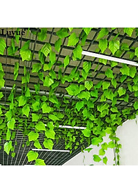Bó 12 dây lá nho giả vải - Size 210cm - Cây giả, hoa lụa Decor trang trí nhà cửa