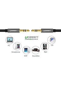 Cáp AV Ugreen 3.5mm 10733 (1m) - Hàng Chính Hãng