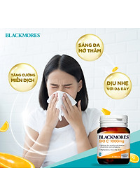 Viên Uống Bổ Sung Vitamin C Blackmores Bio C Hộp 31 viên 1000mg Hỗ Trợ Tăng Đề Kháng, Sáng Da