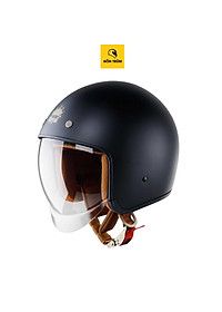 Nón bảo hiểm 3/4 ROYAL M139 có kính âm màu ĐEN NHÁM