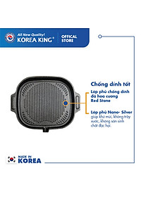 Chảo nướng chống dính Korea King KGP-32MHI