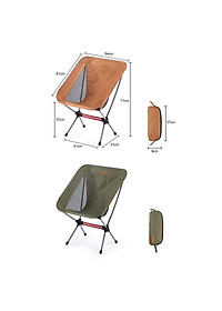 Ghế cắm trại naturehike campoutvn du lịch dã ngoại NH20JJ027 gấp gọn siêu nhẹ vải chống rách thoáng khí khung nhôm hợp kim A204