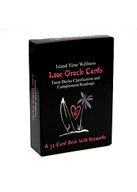 {KÈM QUÀ TẶNG} Bộ Tarot Island Time Wellness Love Oracle Cards Tarot Decks