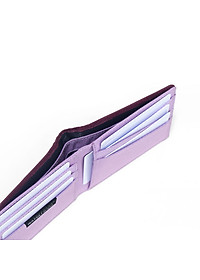 Ví da nam nữ dáng ngang NATOLI gập đôi đựng thẻ cầm tay cao cấp BST Simple Horizontal Wallet V4