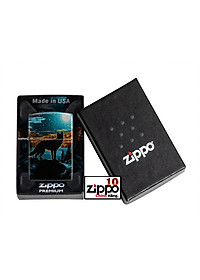 Bật lửa Zippo 46252 Moonlight Wolf Design - Chính hãng 100%