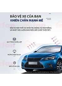 Dù che nắng kính lái ô tô densu, ô rèm chắn chống nắng bảo vệ nội thất oto xe hơi 4,5,7 chỗ, xe bán tải